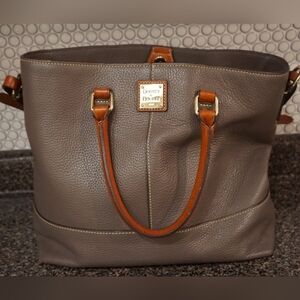 Dooney & Bourke Brown Leather Tote